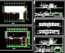 2栋厂房施工图免费下载 建筑装修图