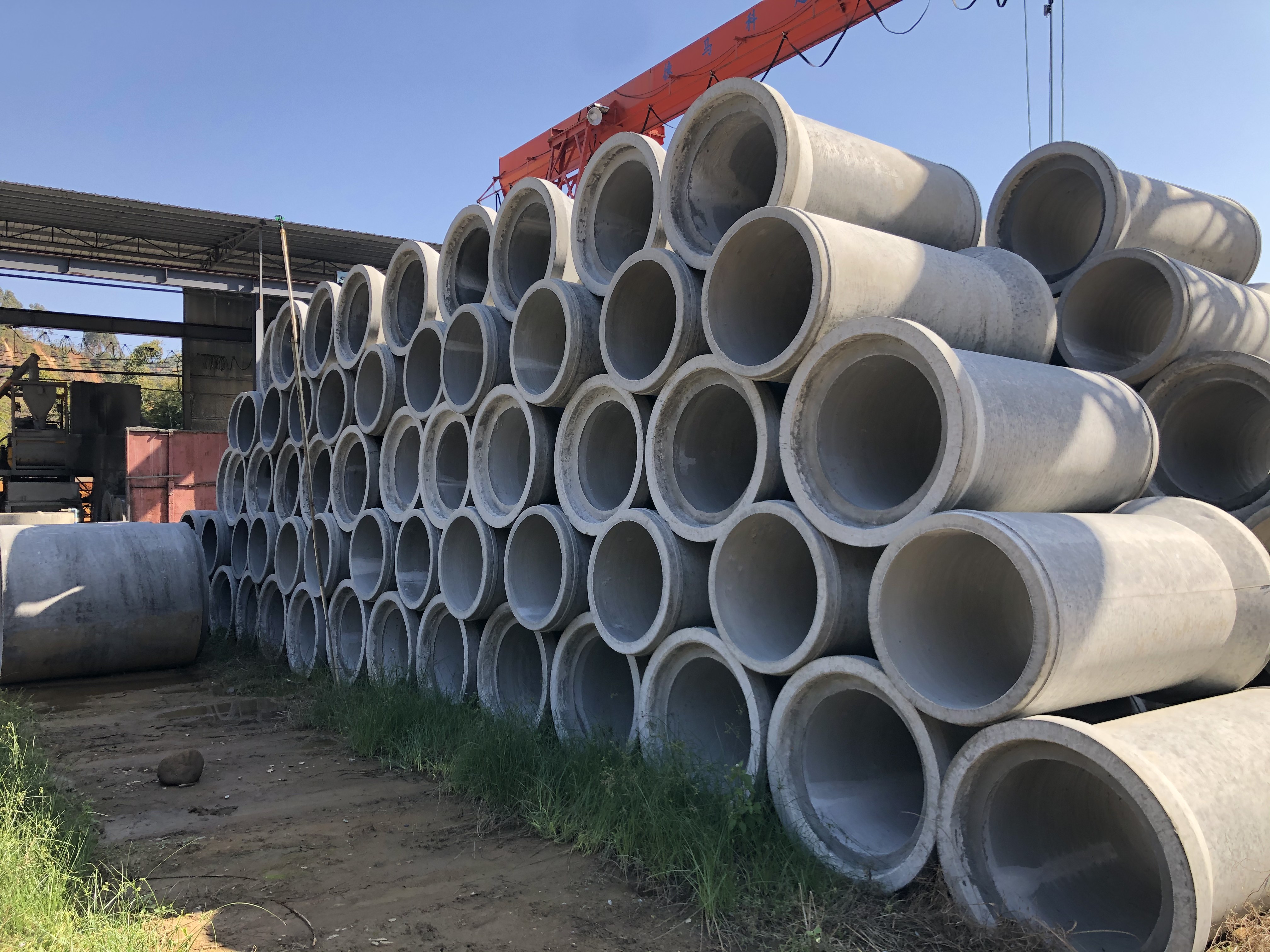 源头厂家DN800钢筋混凝土砼排水管水泥涵管二级承插管离心大头管