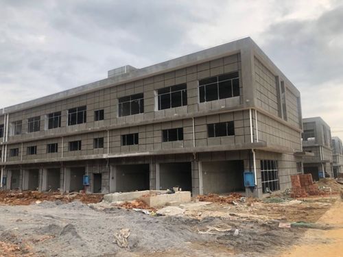 建工城陵矶国际汽车城 工程进度 黄金商铺,预鉴财富