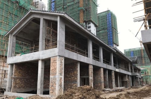 保利 清河宋街 7月建设进度 商业工程进度驶入快车道